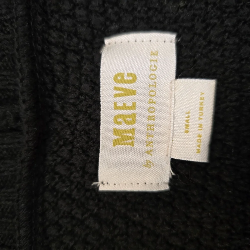 Maeve Sweater Vest Womens Small Cable Knitted Cap Sleeve Gold Buttons - Picture 7 of 13